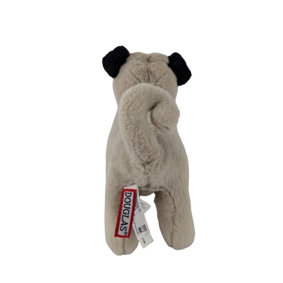 Douglas Hamilton Pug Puppy Dog Plush 6" Stuffed Animal Toy Cream Black #3985 - Picture 4 of 7